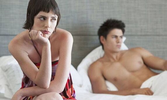 brist på sex med prostatit hos en man