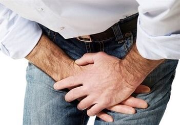 Smärta i perineum är ett tecken på kronisk prostatit